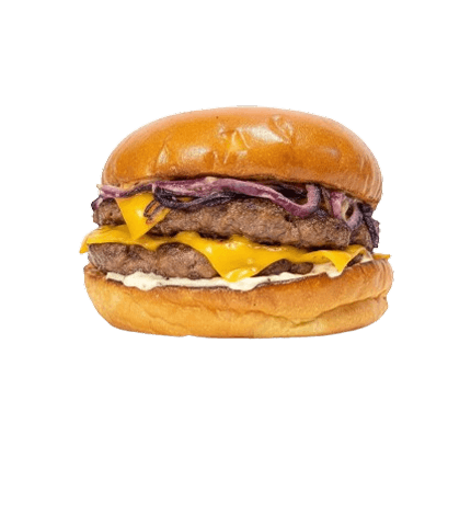Cheese Onion doble (sin papas)